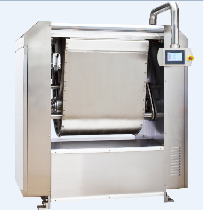 Misturador de massa horizontal industrial | Capacidade de lote de 600 kg para produção de biscoitos