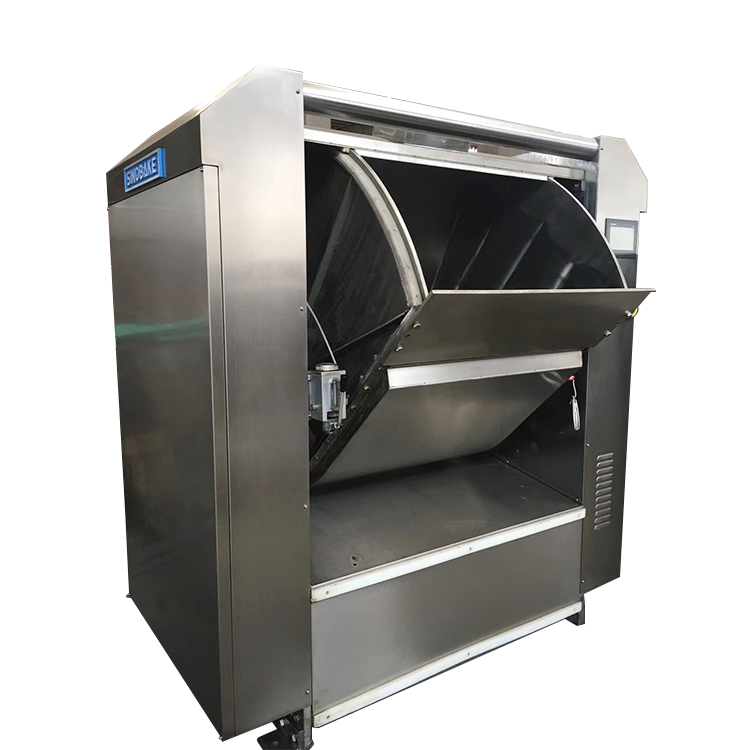 Misturador de massa horizontal industrial | Capacidade de lote de 600 kg para produção de biscoitos