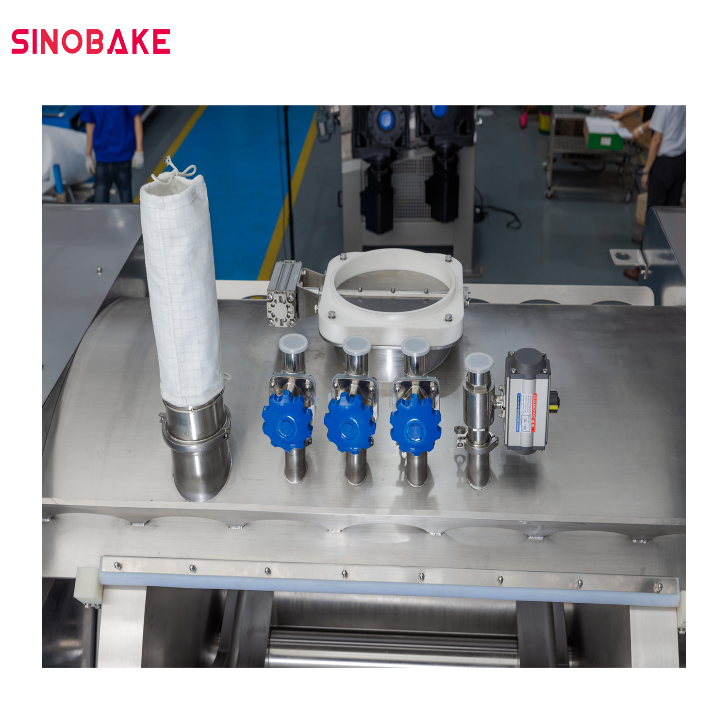 Misturador horizontal para massa de pão | Equipamento comercial de mistura de massa